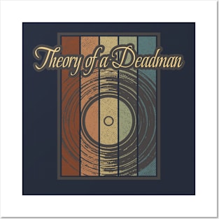 Theory of a Deadman Vynil Silhouette Posters and Art